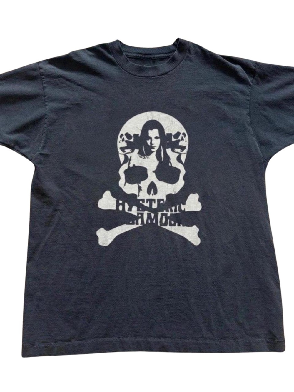 Navy Short Sleeve Graphic Skull Tee - Men